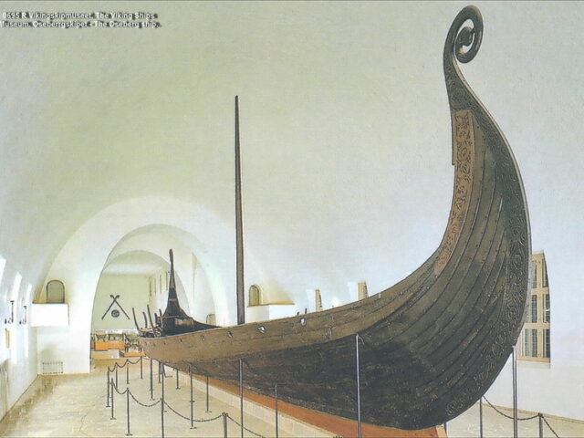 The Oseberg ship. (Photo: Morton1905, Flickr.com)