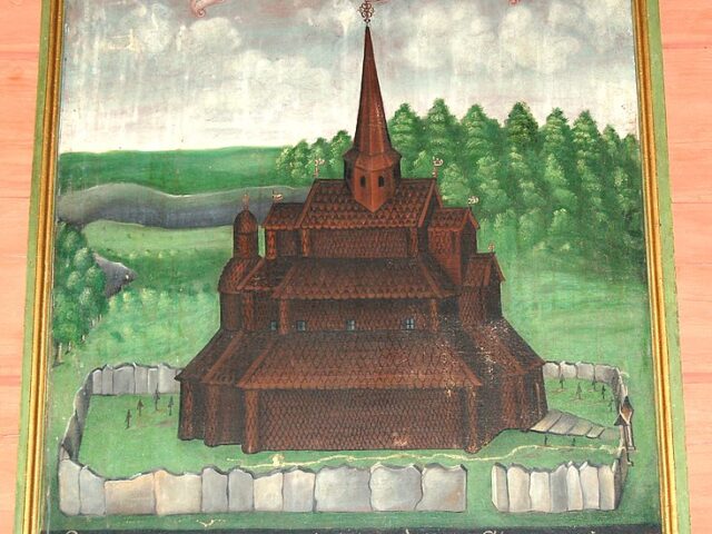 By Eaglestein - Painting of the church from 1701, CC BY-SA 3.0